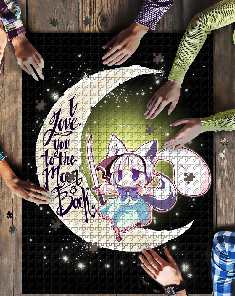 Touhou Youmu Konpaku Anime Chibi Love To The Moon Mock Jigsaw Puzzle Kid Toys