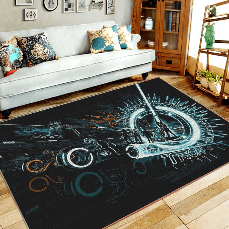 Tron Legacy Area Rug Home Decor Bedroom Living Room Decor