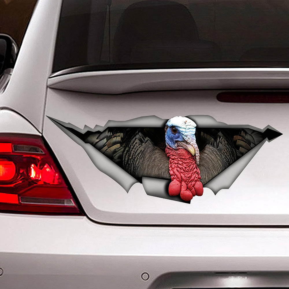 Best Turkey Gobbler Car 3D Stickers Decal Car Accessories Car Decoration Amazing Gift Idea