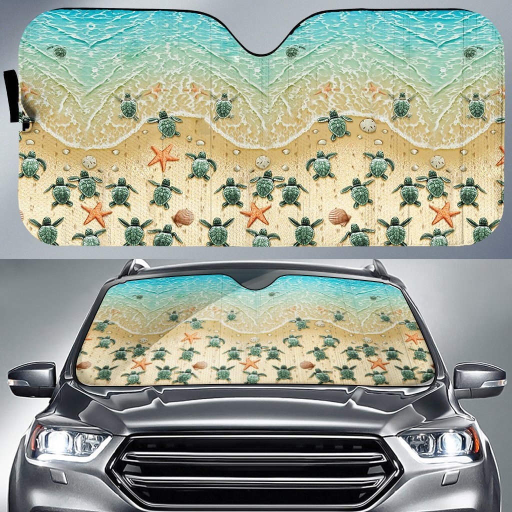 Turtle Car Windshield Cover Auto Sun Shade Amazing Best Gift Ideas 2022