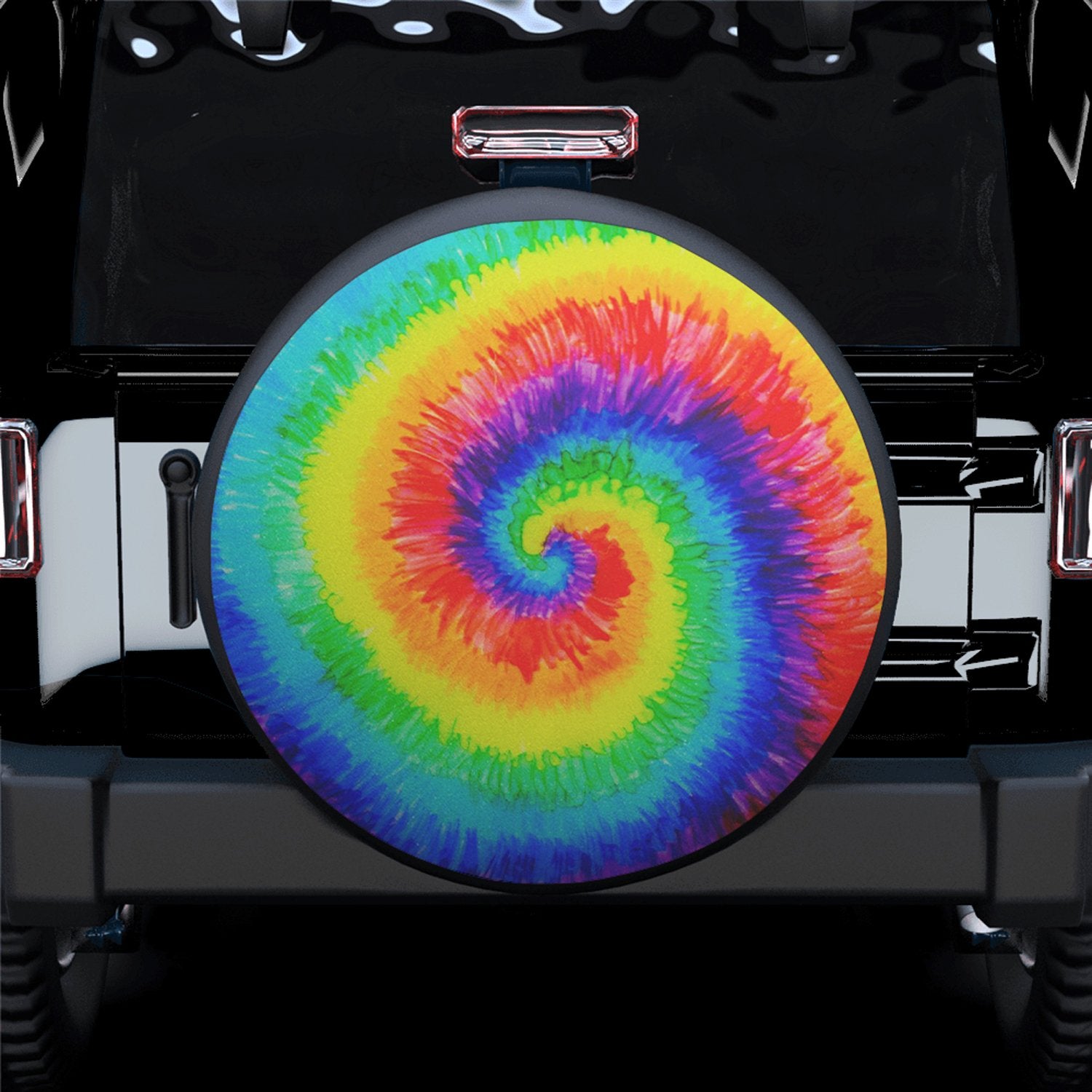 Tye Die Rainbow Spare Tire Covers Gift For Campers