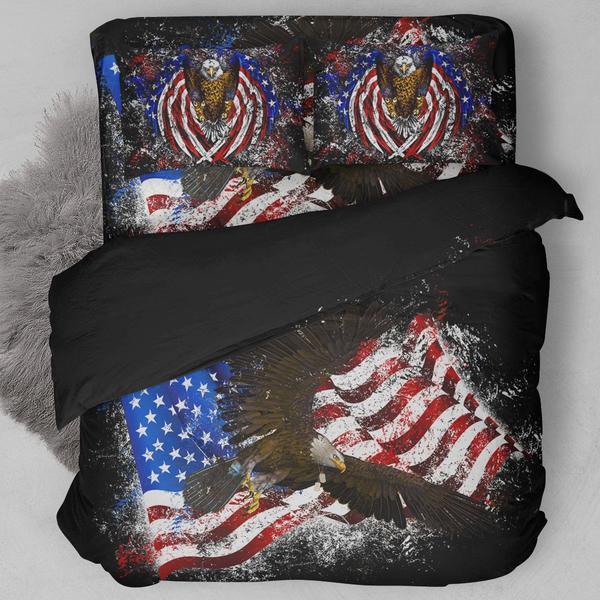 Us Veterans Bedding Set