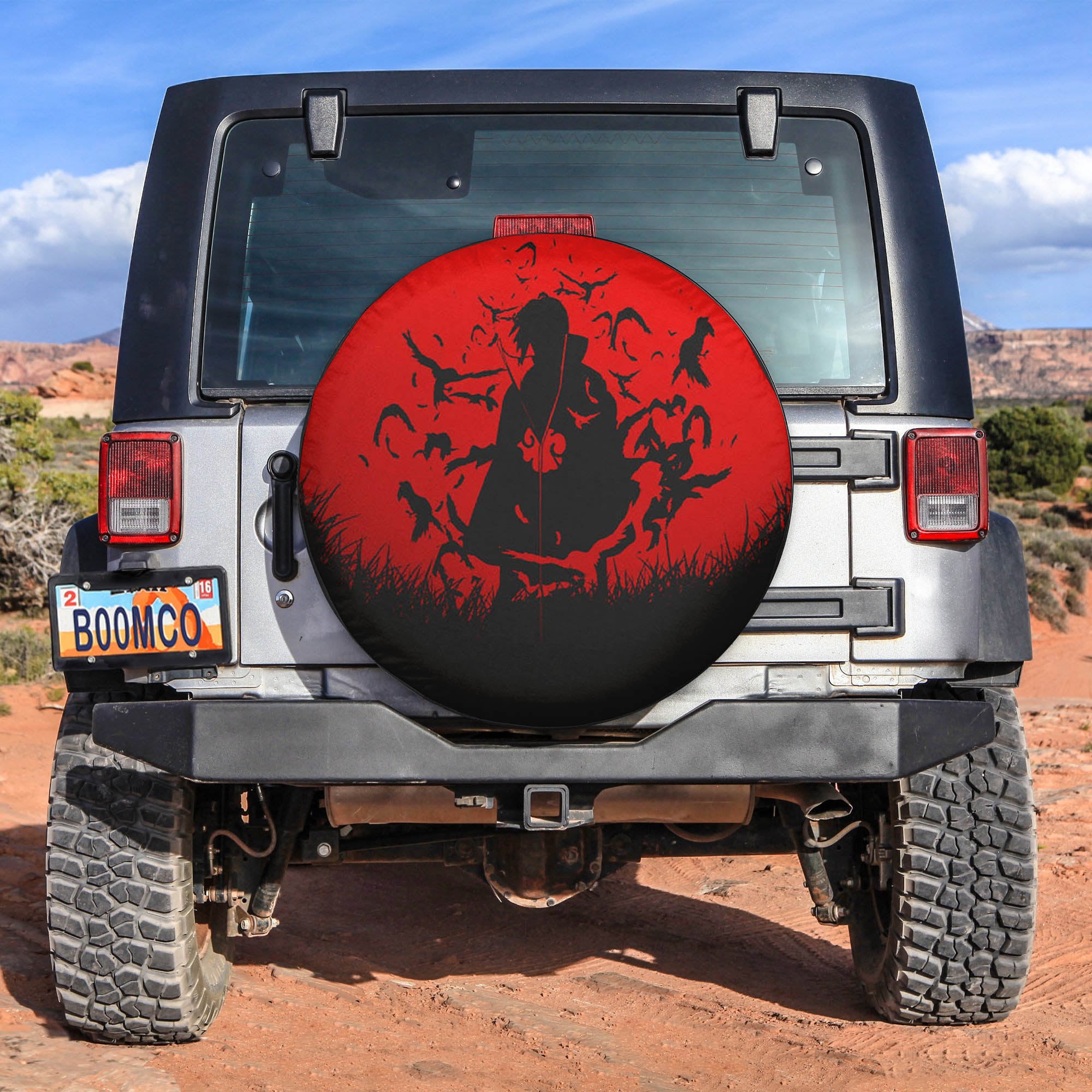 Uchiha Itachi Shadow Spare Tire Covers Gift For Campers