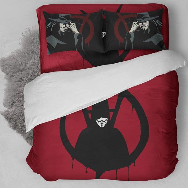 V For Vendetta A Bedding Set