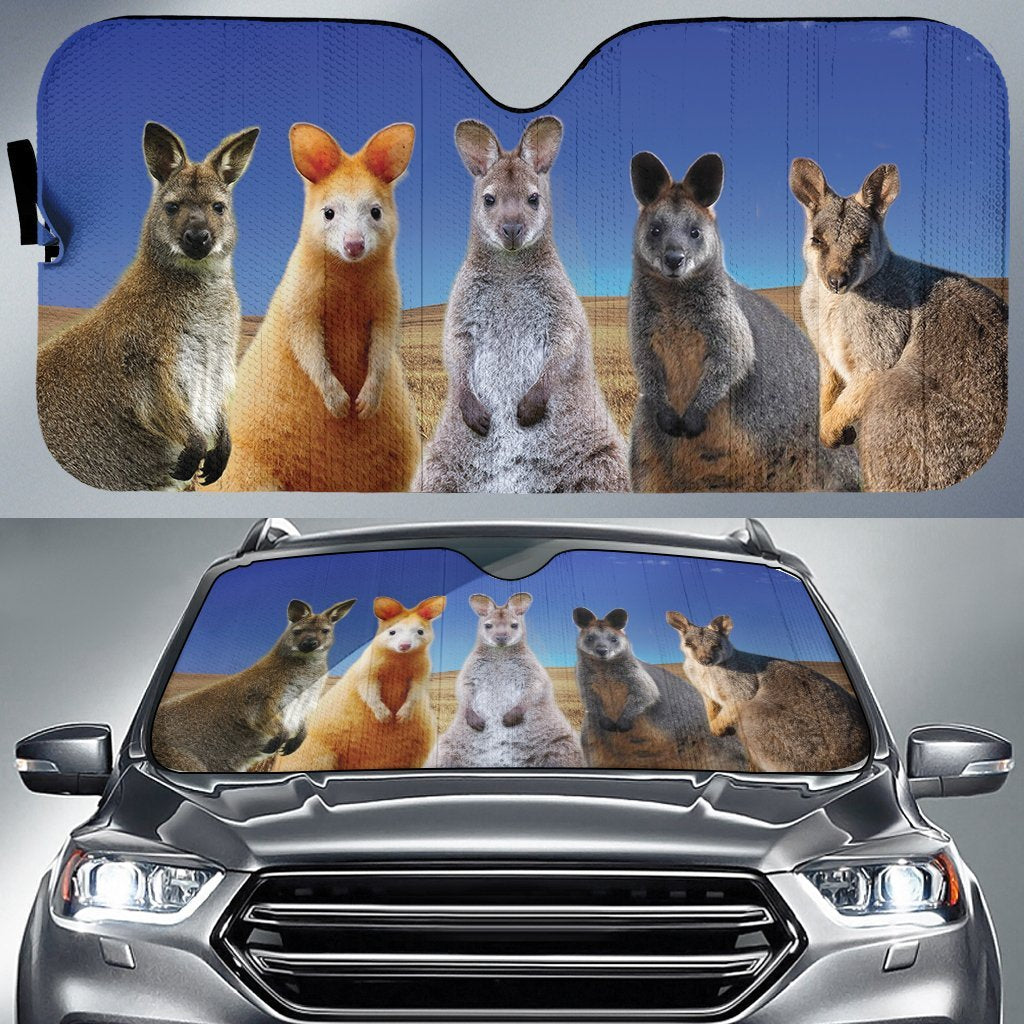 Wallabies Car Windshield Auto Sun Shade Amazing Best Gift Ideas 2022