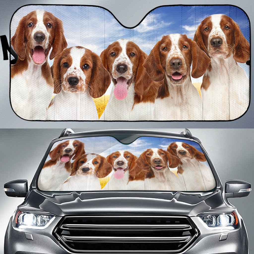 Welsh Springer Spaniel Car Windshield Cover Auto Sun Shade Amazing Best Gift Ideas 2022