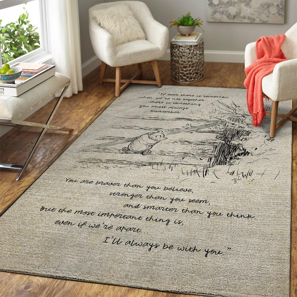 Winnie-The-Pooh Area Rug Home Decor Bedroom Living Room Decor