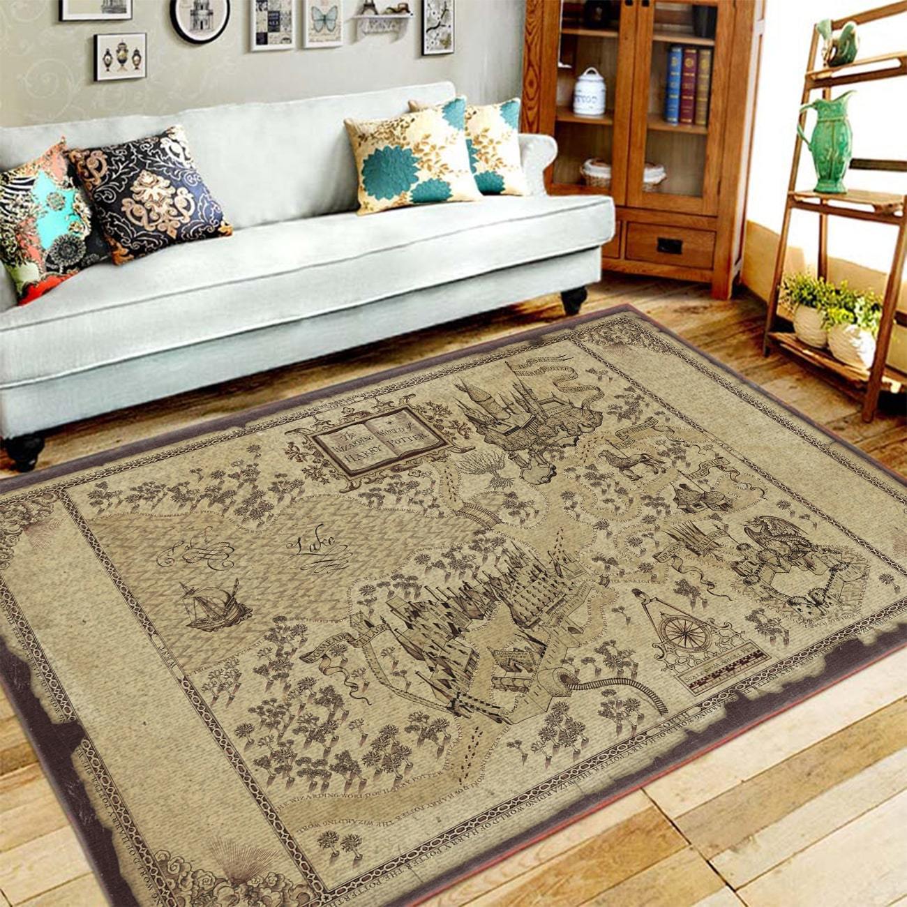 Wizarding World Area Rug Home Decor Bedroom Living Room Decor