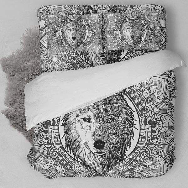 Wolf Artwork Bedding Set