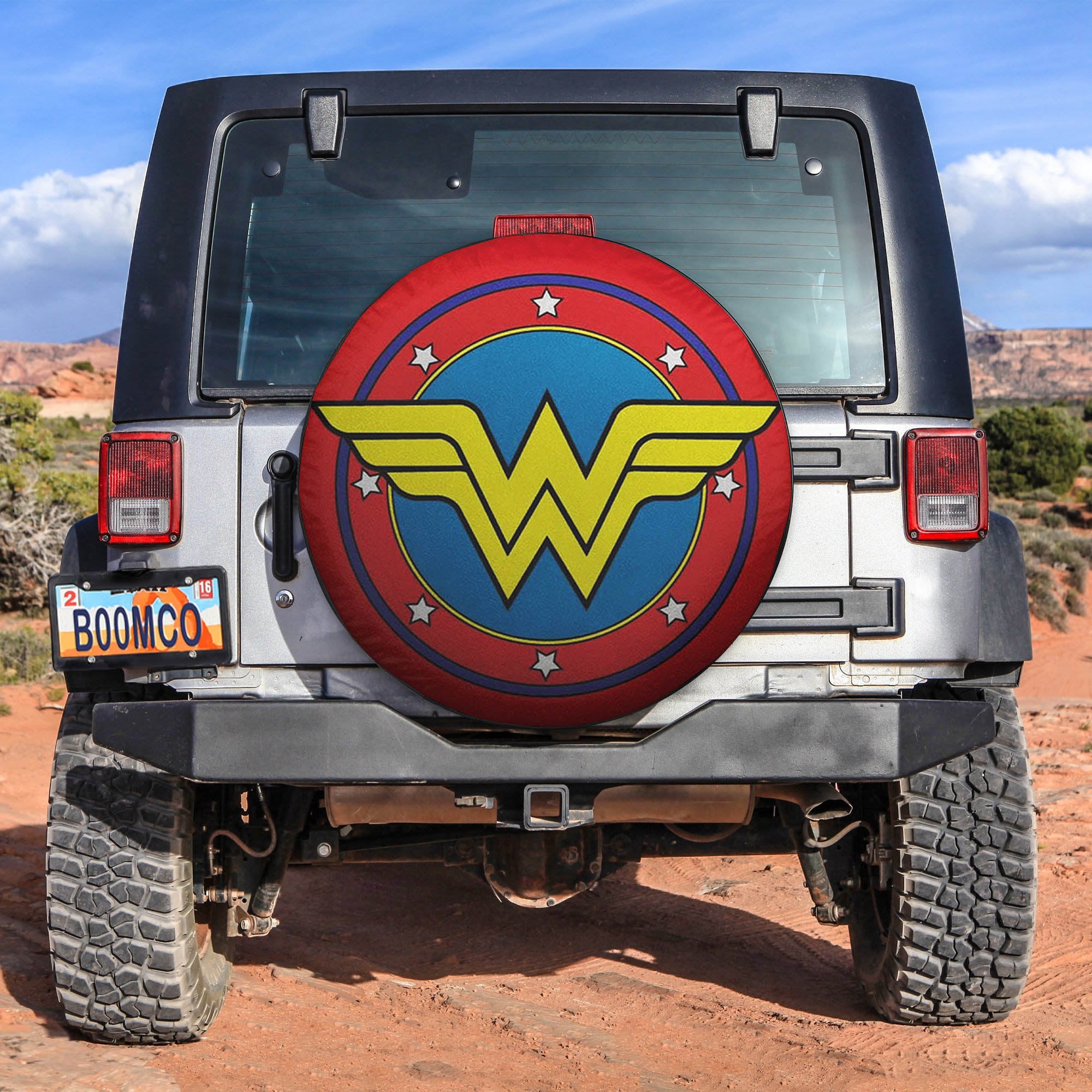 Wonder Woman Fashion Spare Tire Covers Gift For Campers