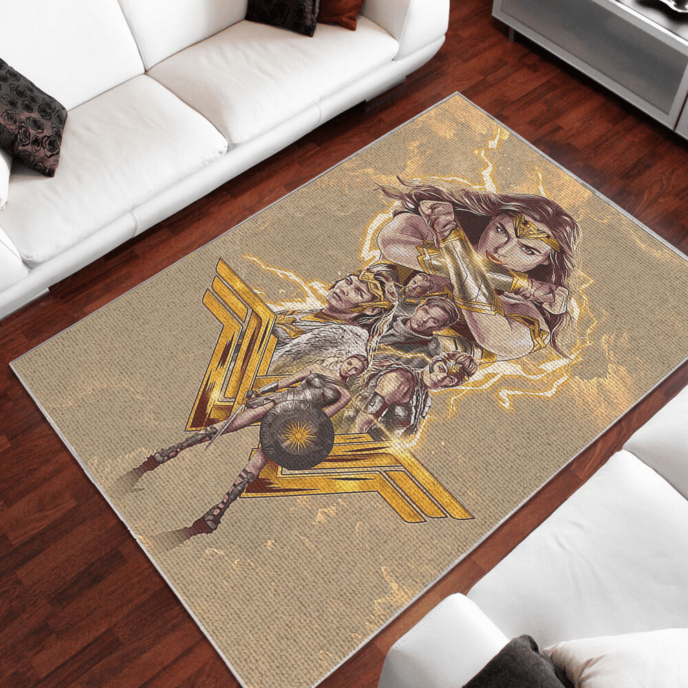 Wonder Woman Area Rug Home Decor Bedroom Living Room Decor