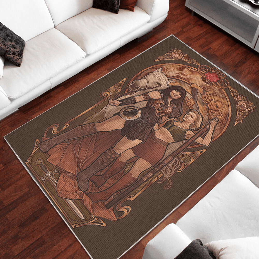 Xena Warrior Princess Area Rug Home Decor Bedroom Living Room Decor