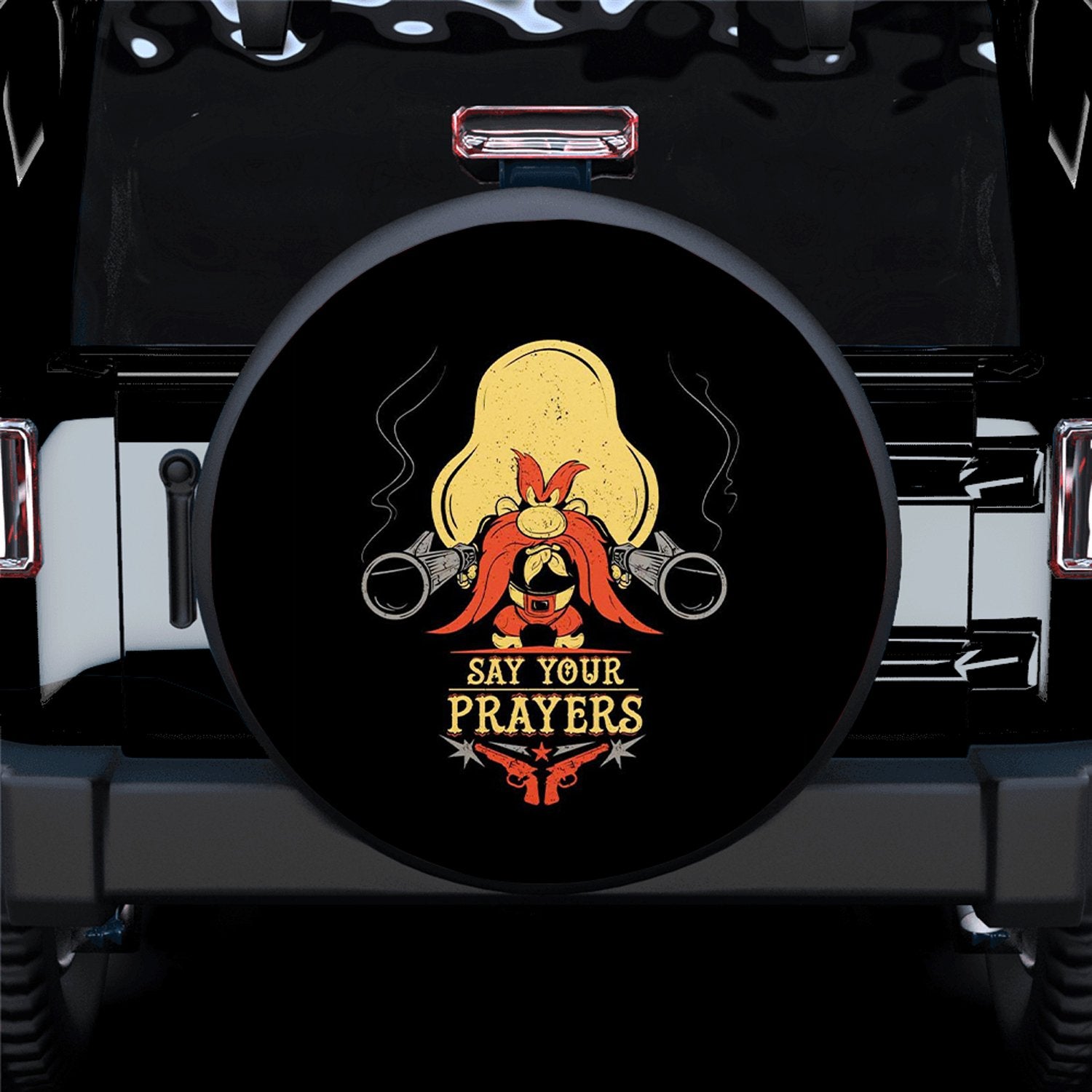 Yosemite Sam Funny Spare Tire Covers Gift For Campers