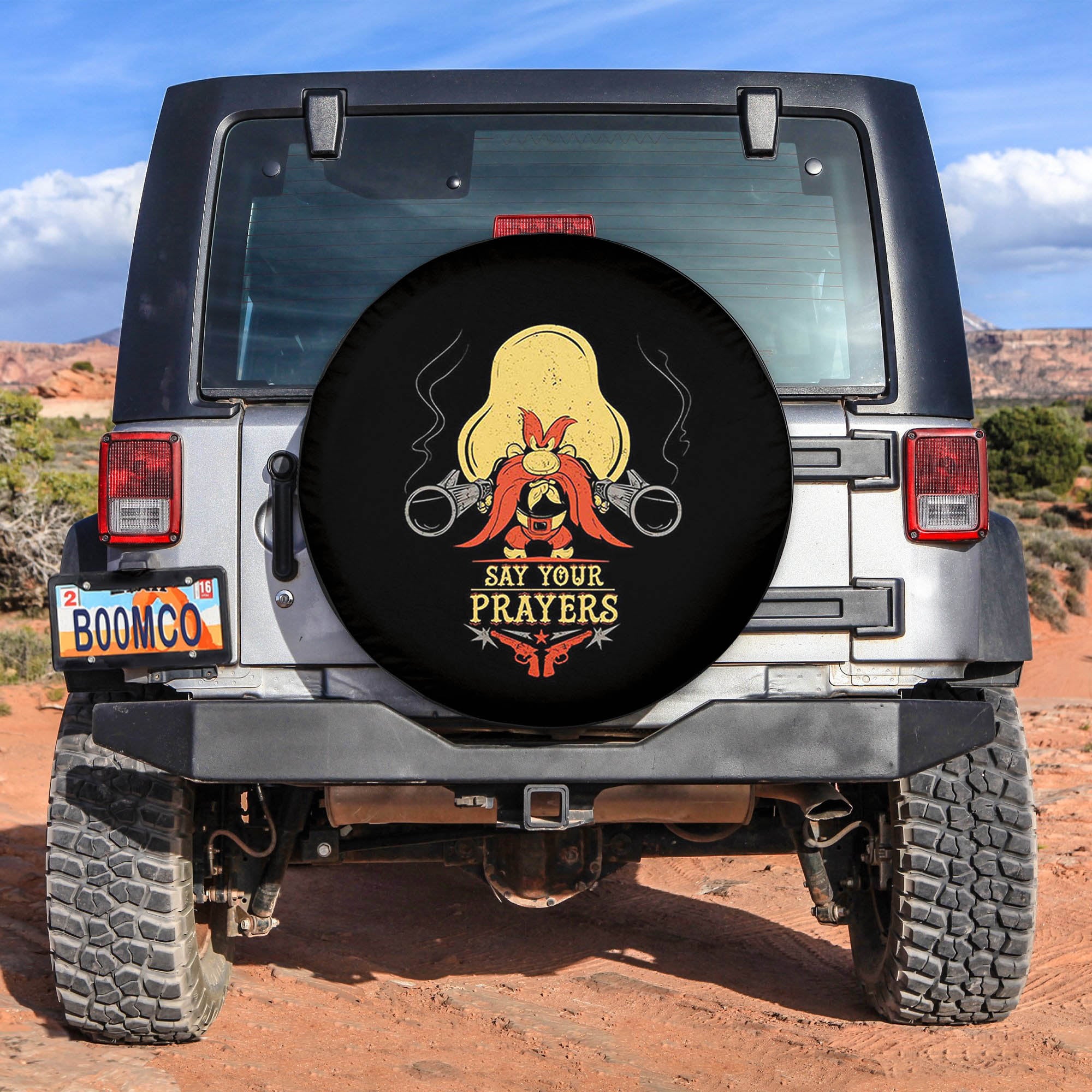 Yosemite Sam Funny Spare Tire Covers Gift For Campers