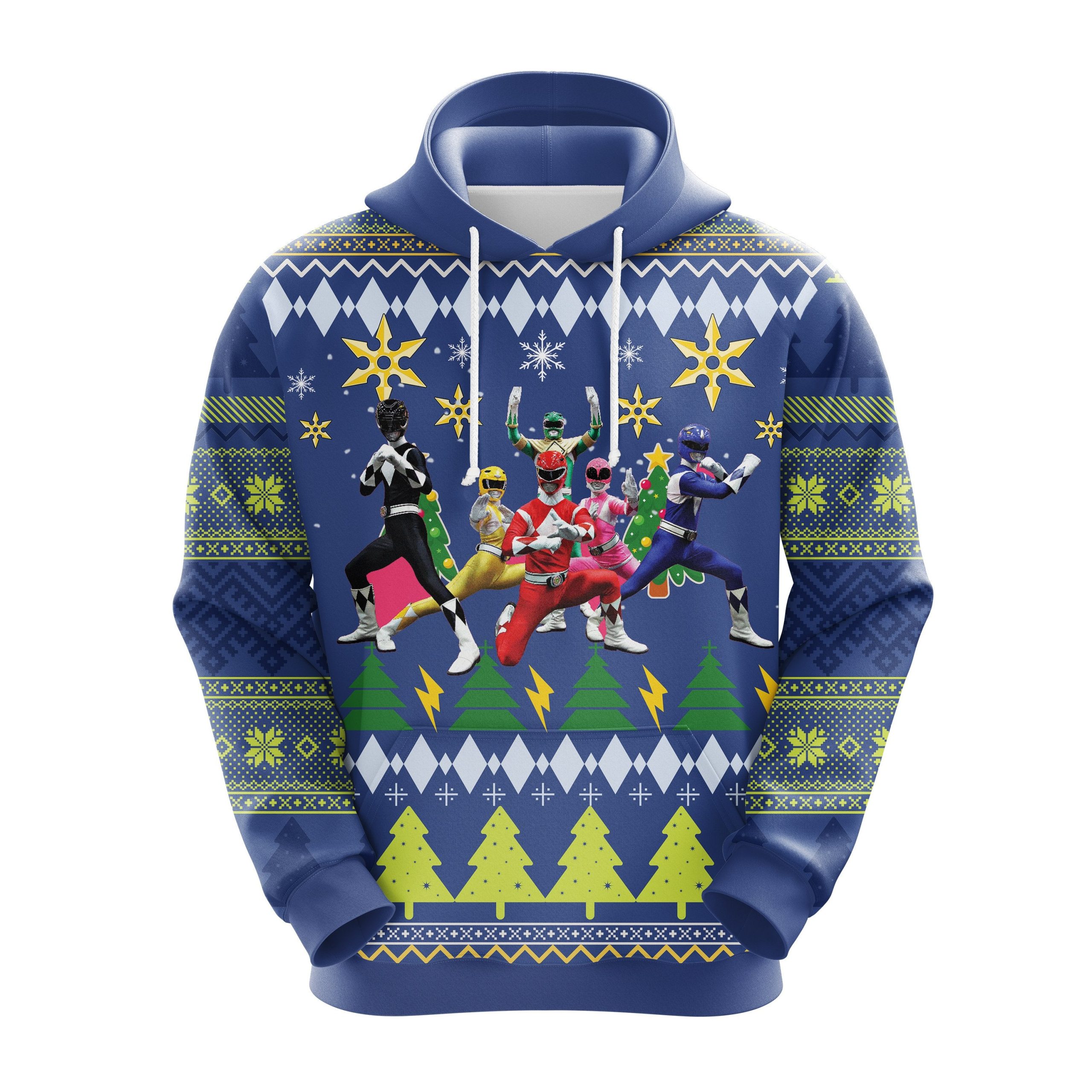 Power Rangers Christmas Cute Noel Mc Ugly Hoodie Amazing Gift Idea Thanksgiving Gift