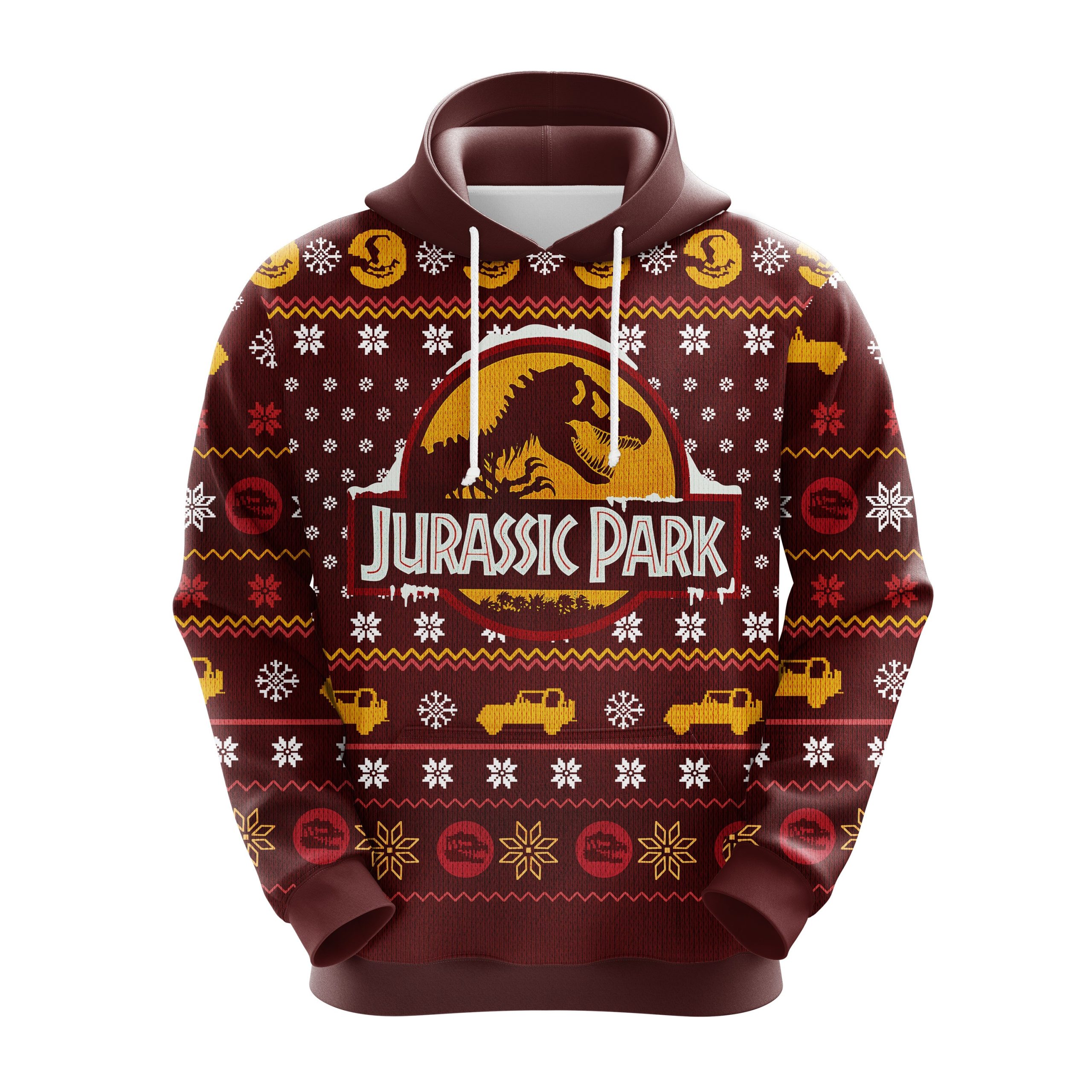 Jurrassic Park Christmas Cute Noel Mc Ugly Hoodie Amazing Gift Idea Thanksgiving Gift