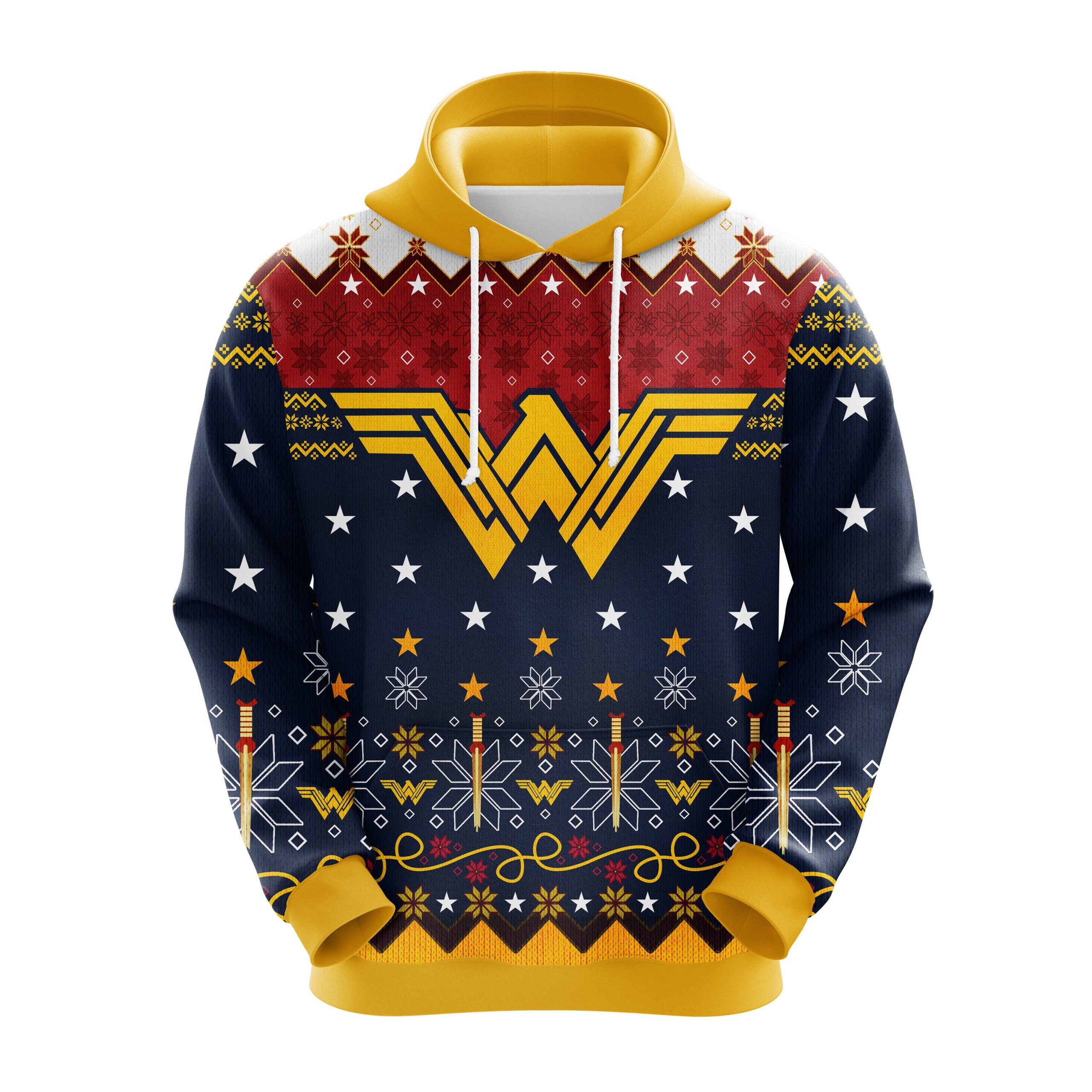 Wonder Woman Christmas Cute Noel Mc Ugly Hoodie Amazing Gift Idea Thanksgiving Gift