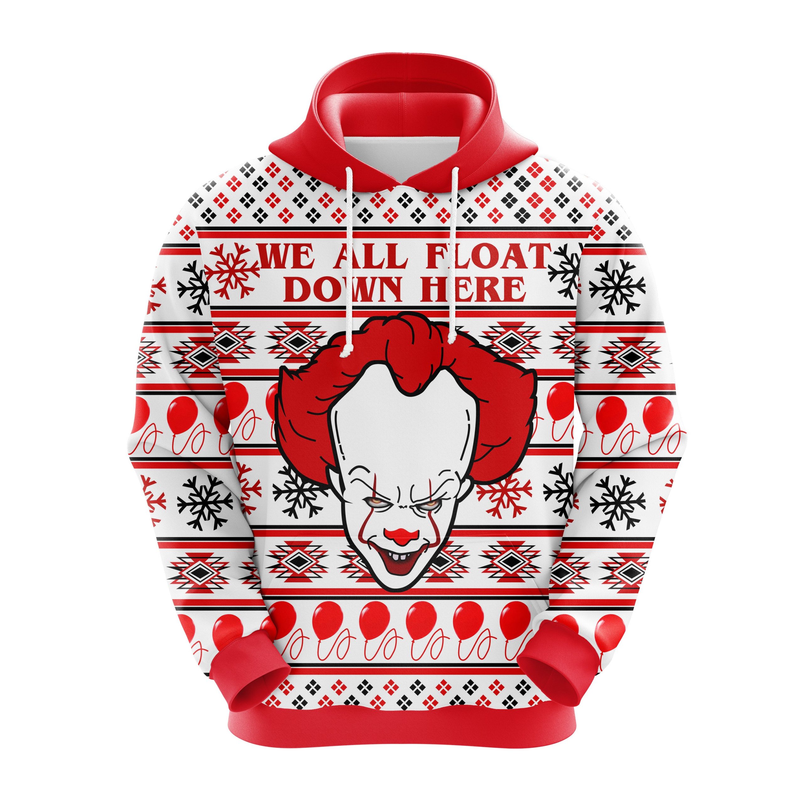 Pennywise Horror Christmas Cute Noel Mc Ugly Hoodie Amazing Gift Idea Thanksgiving Gift