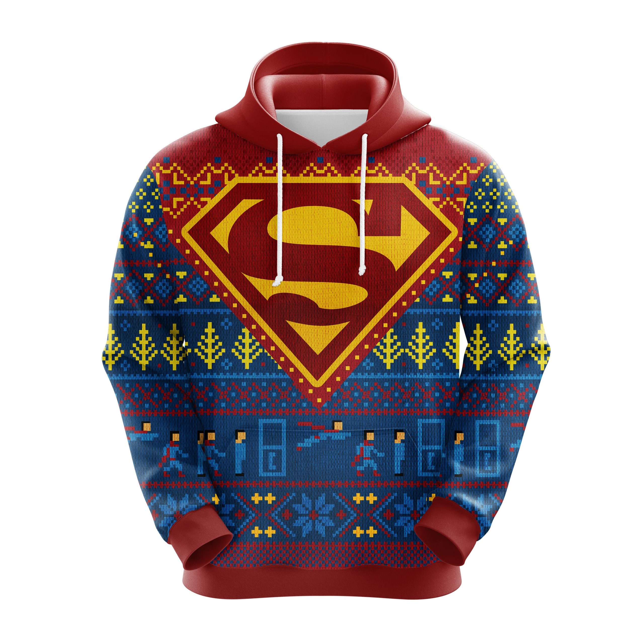 Superman Christmas Cute Noel Mc Ugly Hoodie Amazing Gift Idea Thanksgiving Gift