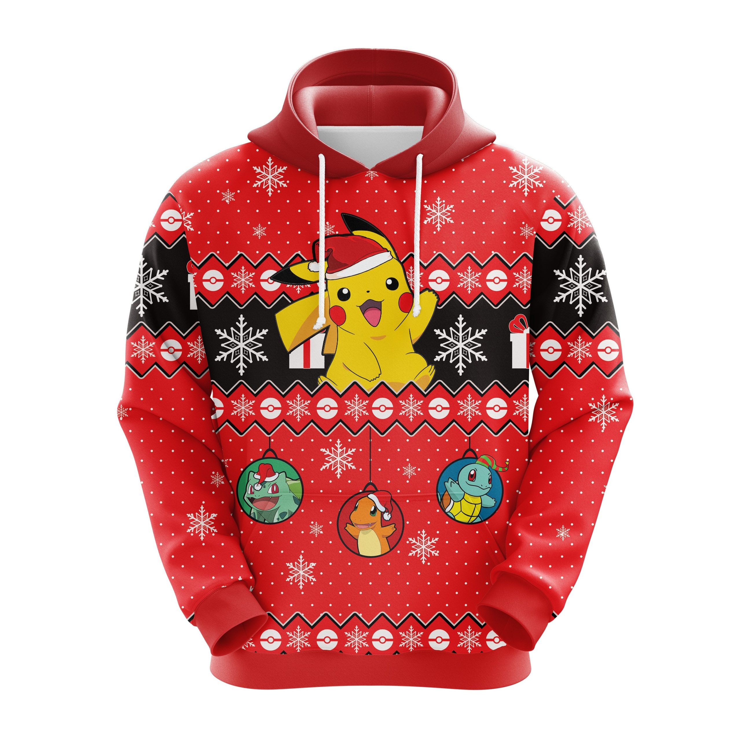 Pokemon Pikachu 1 Christmas Cute Noel Mc Ugly Hoodie Amazing Gift Idea Thanksgiving Gift
