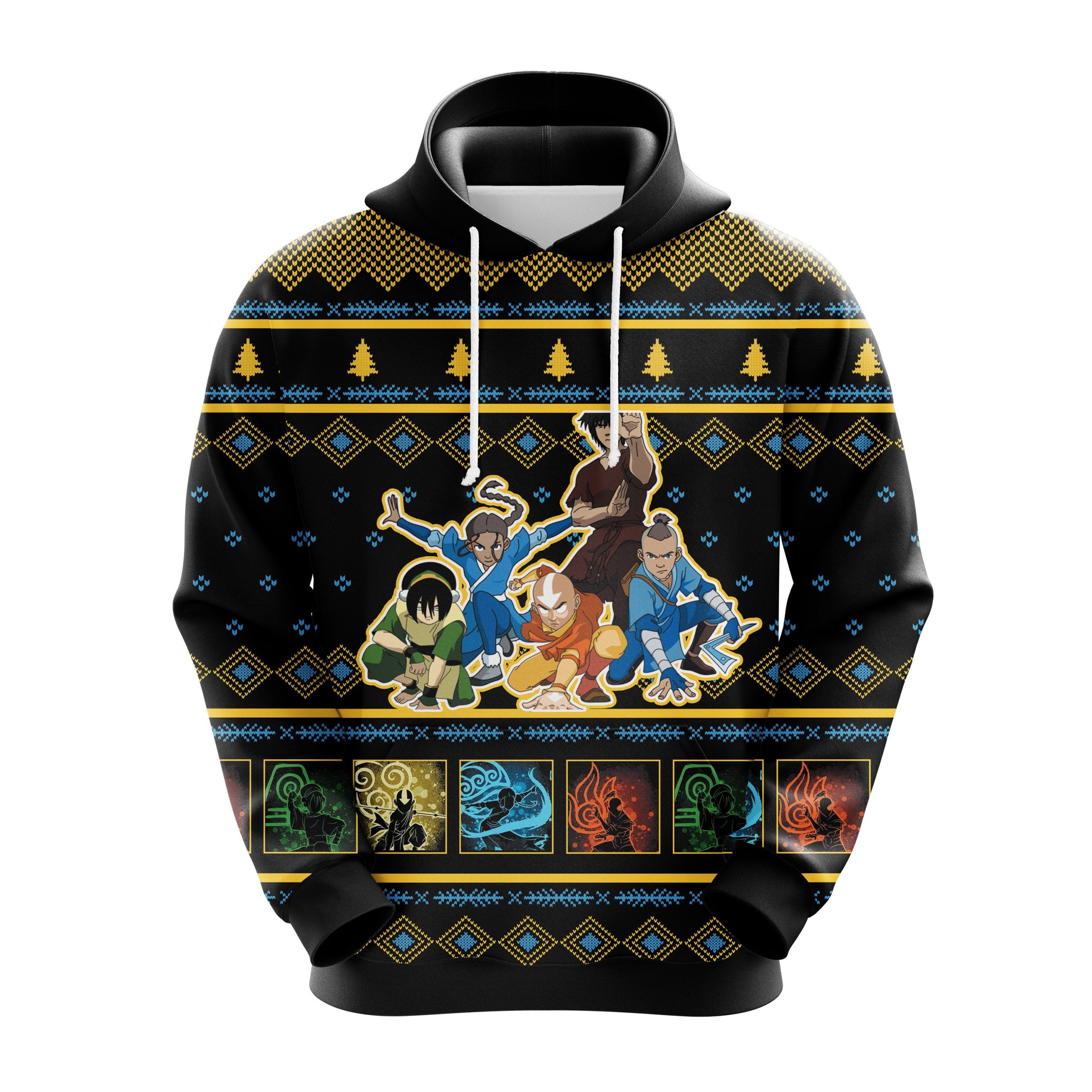 Avatar Last Airbender Christmas Cute Noel Mc Ugly Hoodie Amazing Gift Idea Thanksgiving Gift