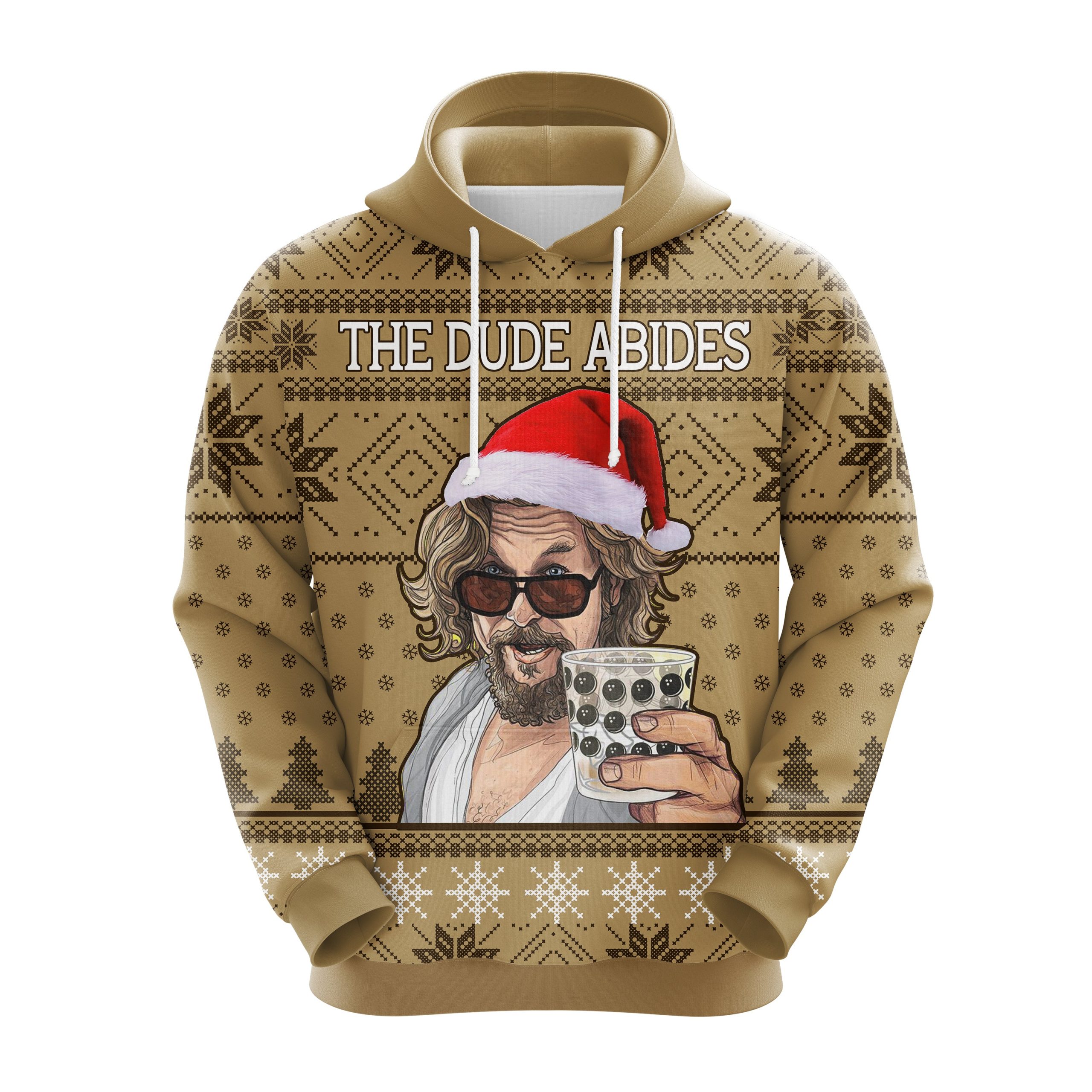 The Dude Abides Christmas Cute Noel Mc Ugly Hoodie Amazing Gift Idea Thanksgiving Gift