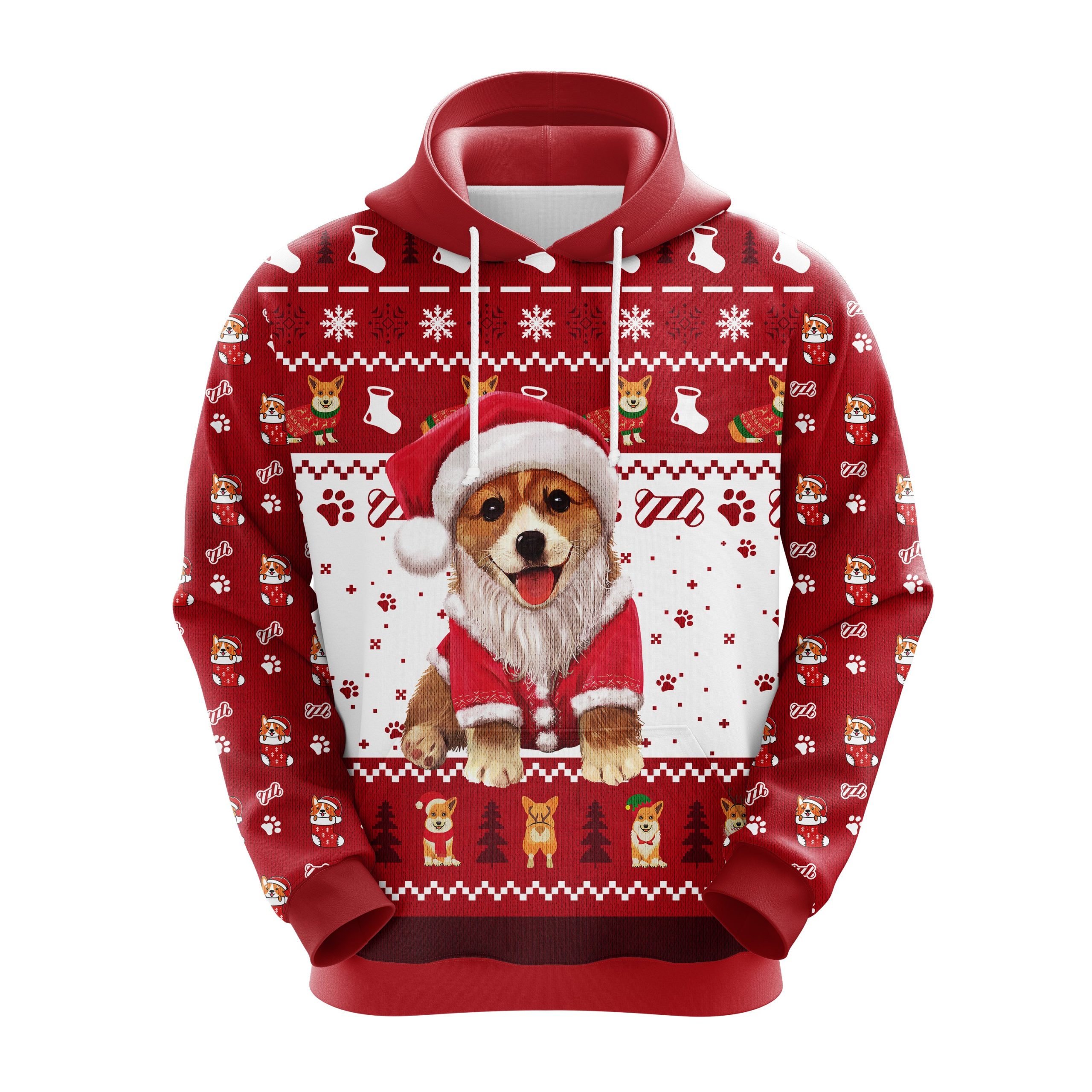 Corgi Christmas Cute Noel Mc Ugly Hoodie Amazing Gift Idea Thanksgiving Gift