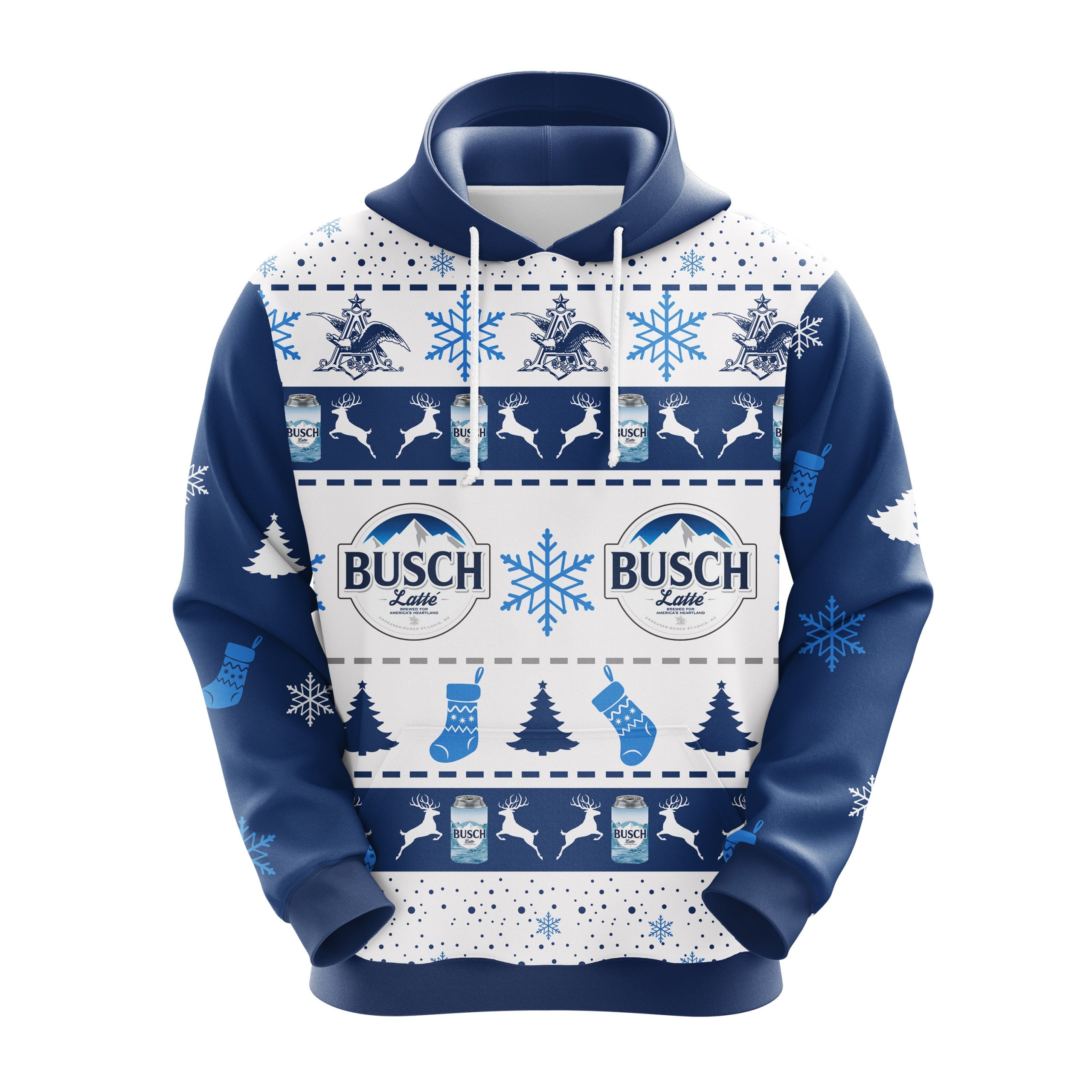 Busch Latte Beer Christmas Christmas Cute Noel Mc Ugly Hoodie Amazing Gift Idea Thanksgiving Gift