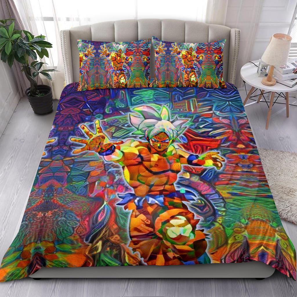 Abstract Goku Dbz Bedding SetDuvet Cover And Pillowcase Set