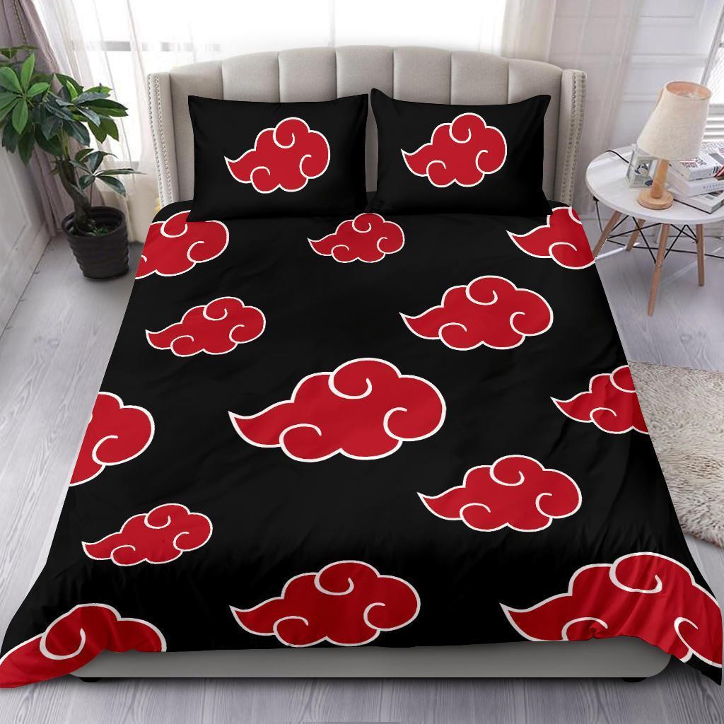 Akatsuki Naruto Bedding SetDuvet Cover And Pillowcase Set