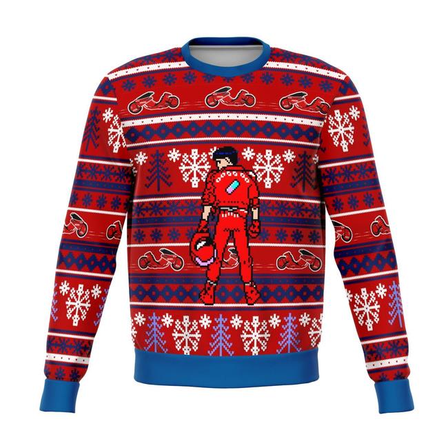 Akira Kaneda Premium Ugly Christmas Sweater Amazing Gift Idea Thanksgiving Gift