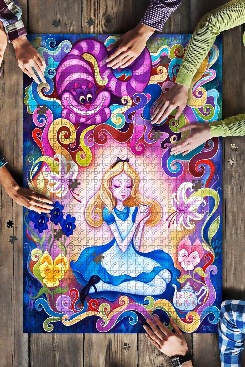 Alice In Wonderland Art Jigsaw Puzzle