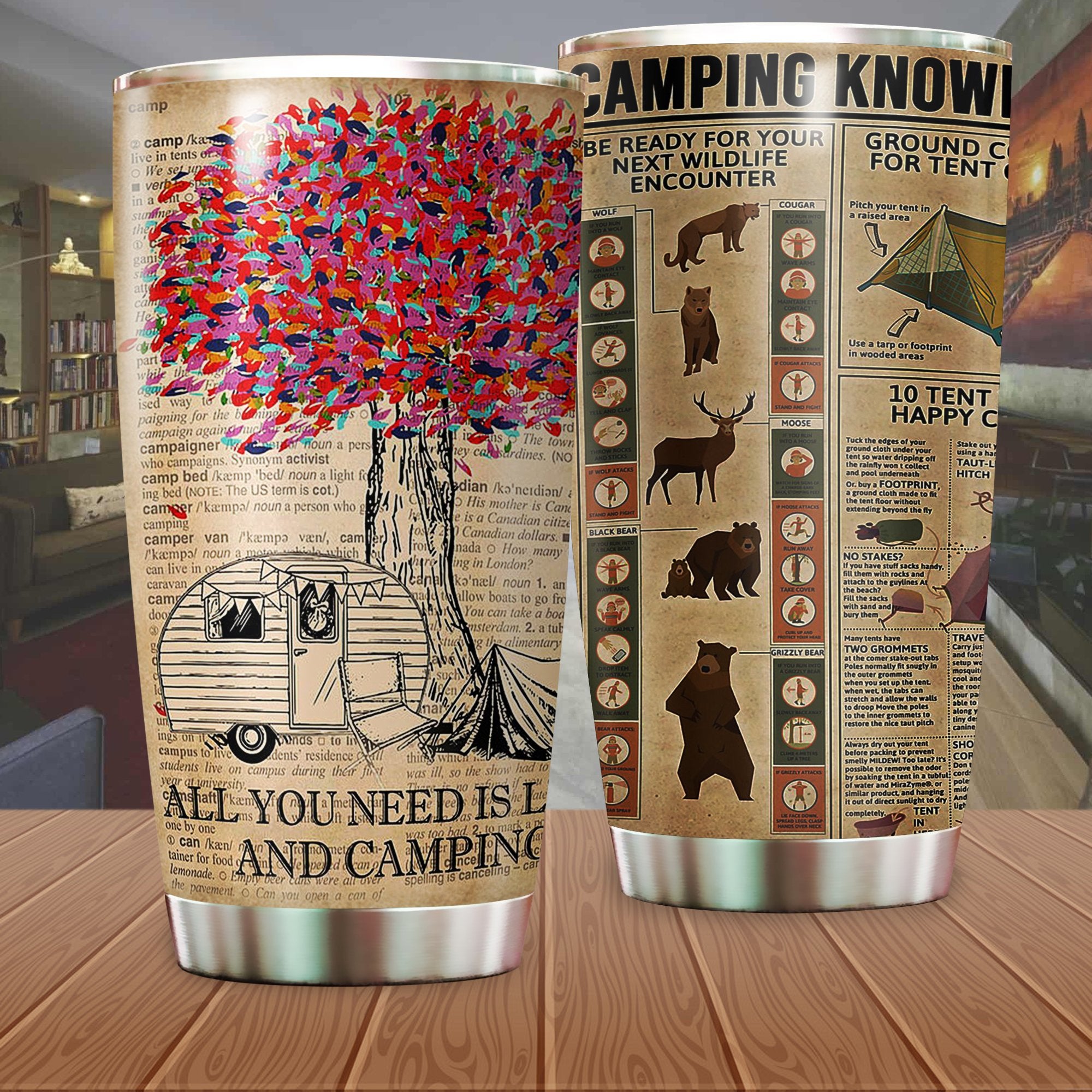 All You Need Is Camping Camfire Tumbler 2021