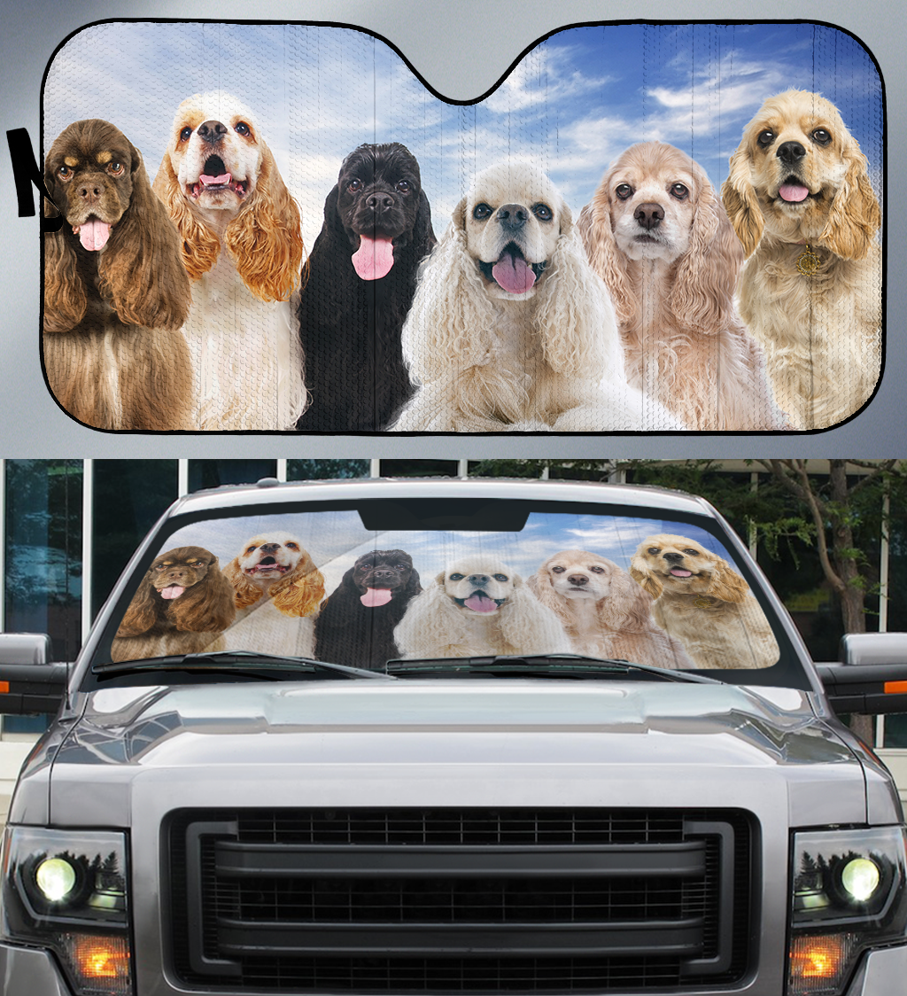 American Cocker Spaniels Auto Sun Shade Amazing Best Gift Ideas 2021