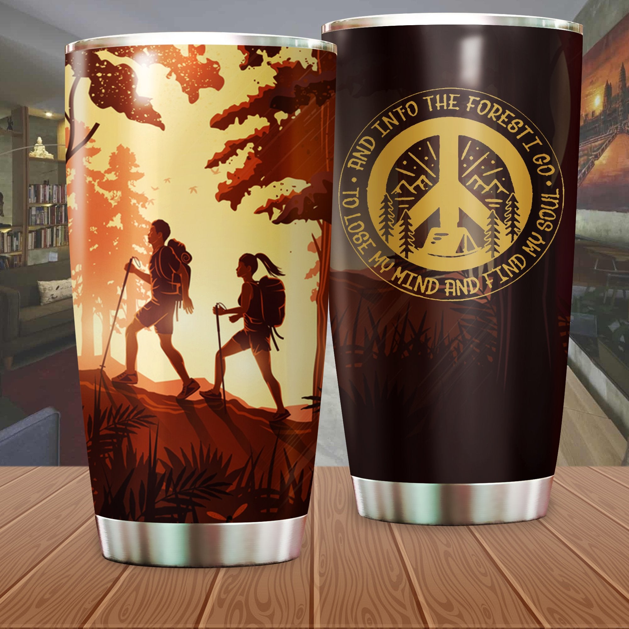 And Into The Forest I Go To Lose My Mind And Find My Soul Camping Camfire Tumbler 3 2021