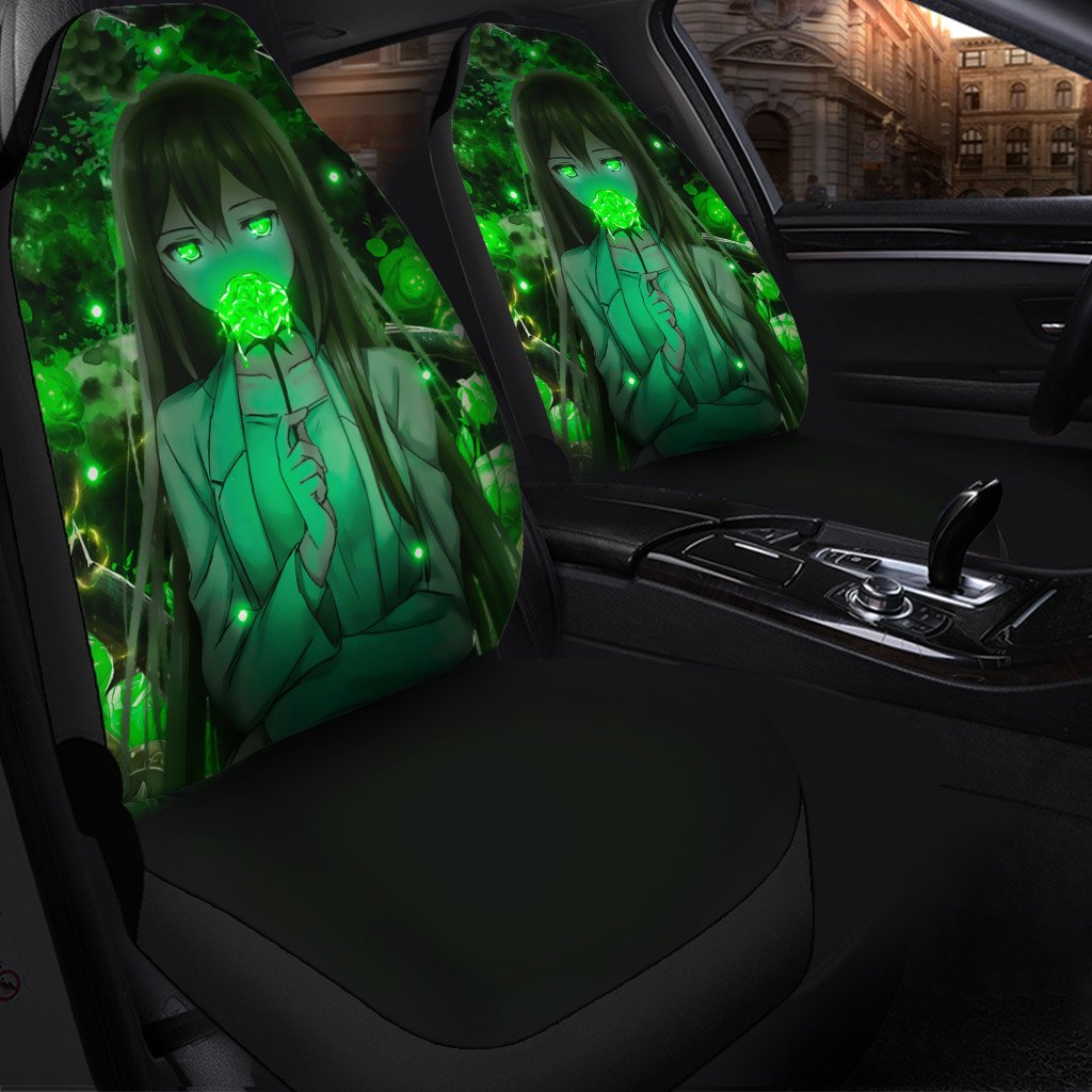 Anime Green Rose Seat Covers