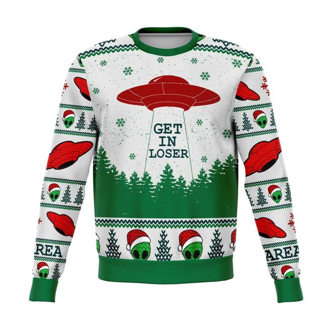 Area 51 Get In Loser Premium Ugly Christmas Sweater Amazing Gift Idea Thanksgiving Gift