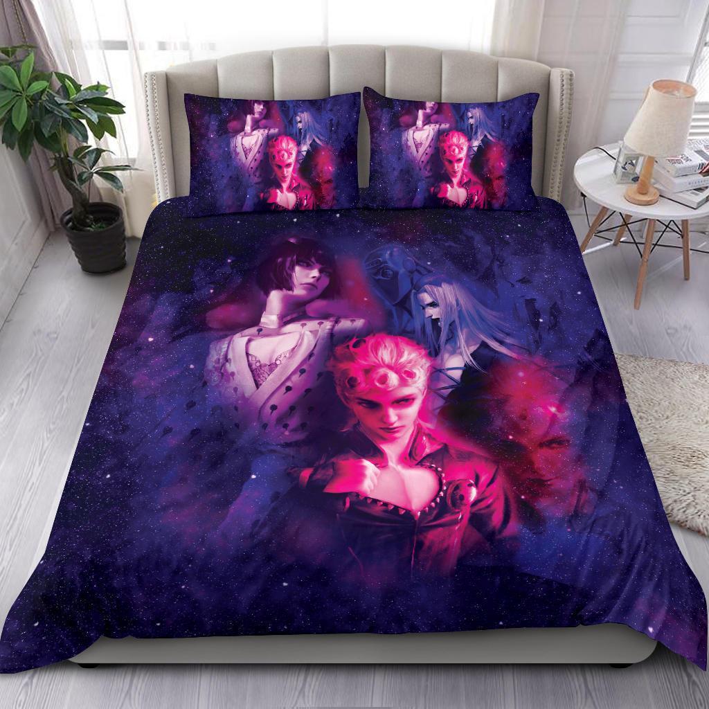 Astral Golden Wind Jojo'S Bizarre Adventure Bedding SetDuvet Cover And Pillowcase Set