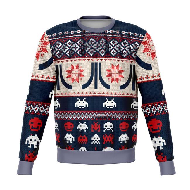 Atari Premium Ugly Christmas Sweater Amazing Gift Idea Thanksgiving Gift