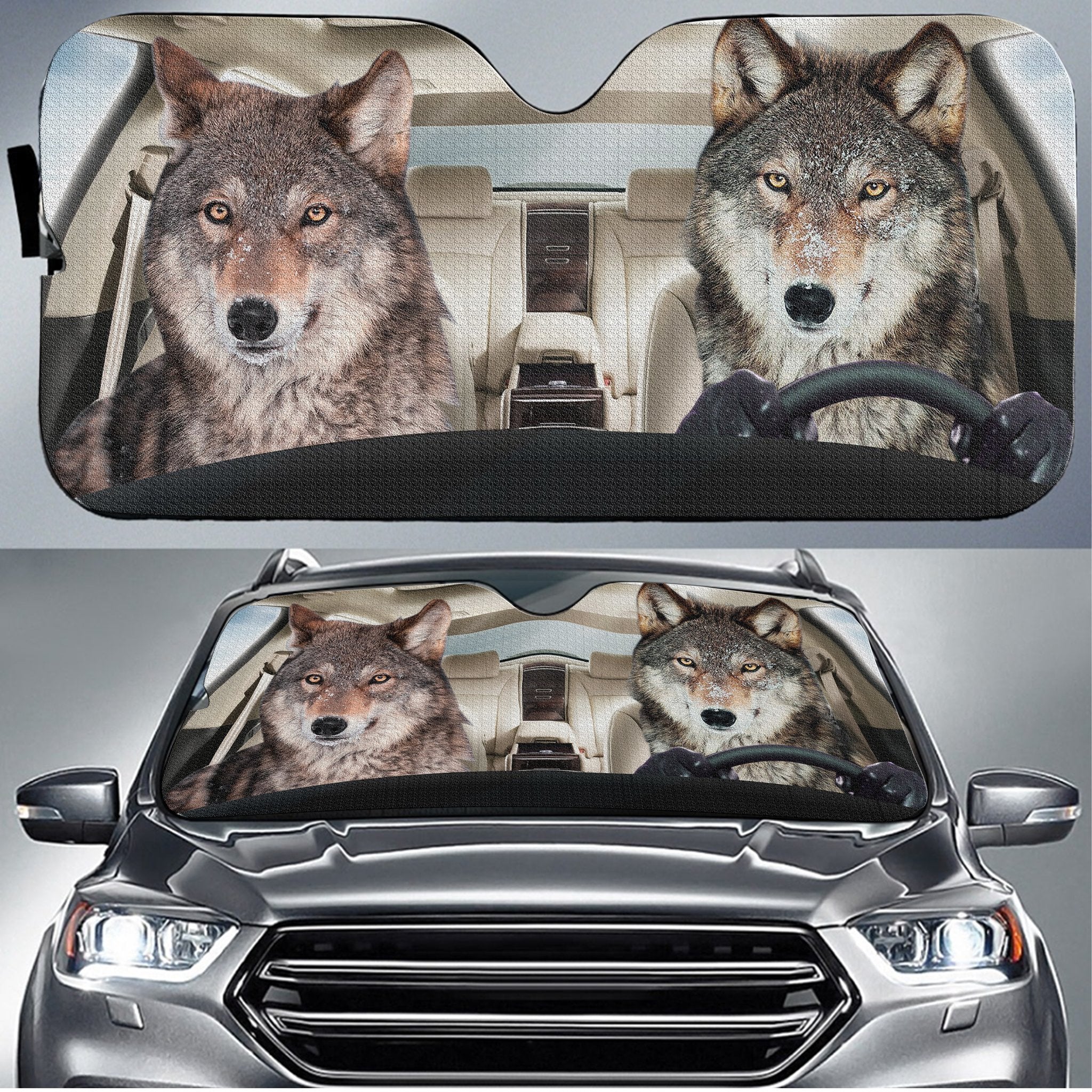 Wolf Auto Sun Shade Gift Ideas 2022