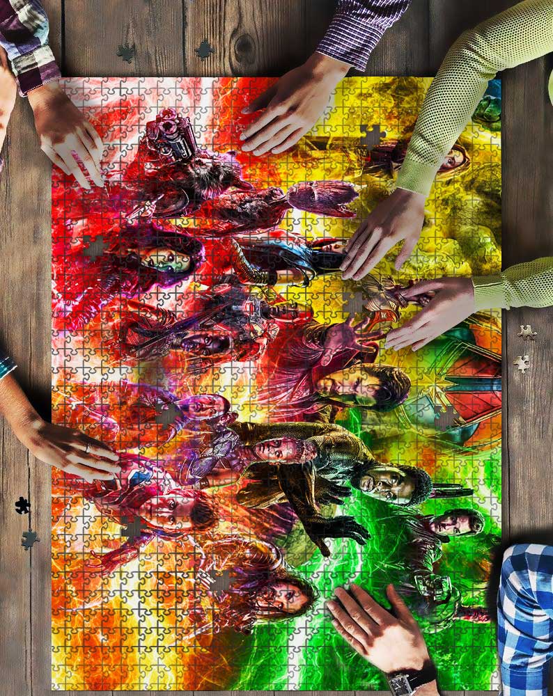 Avenger Mock Jigsaw Puzzle Kid Toys