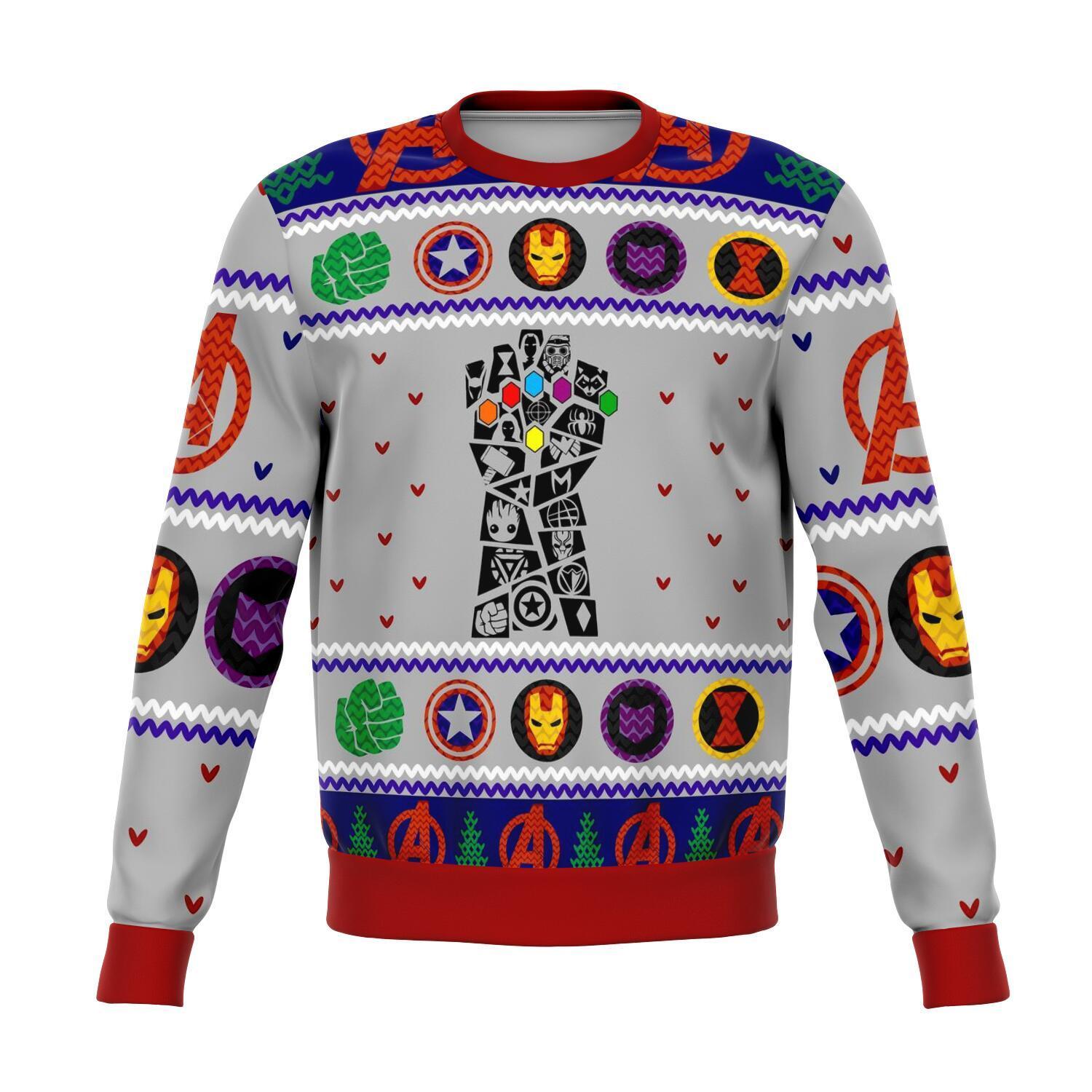 Avengers Gauntlet Premium Ugly Christmas Sweater Amazing Gift Idea Thanksgiving Gift