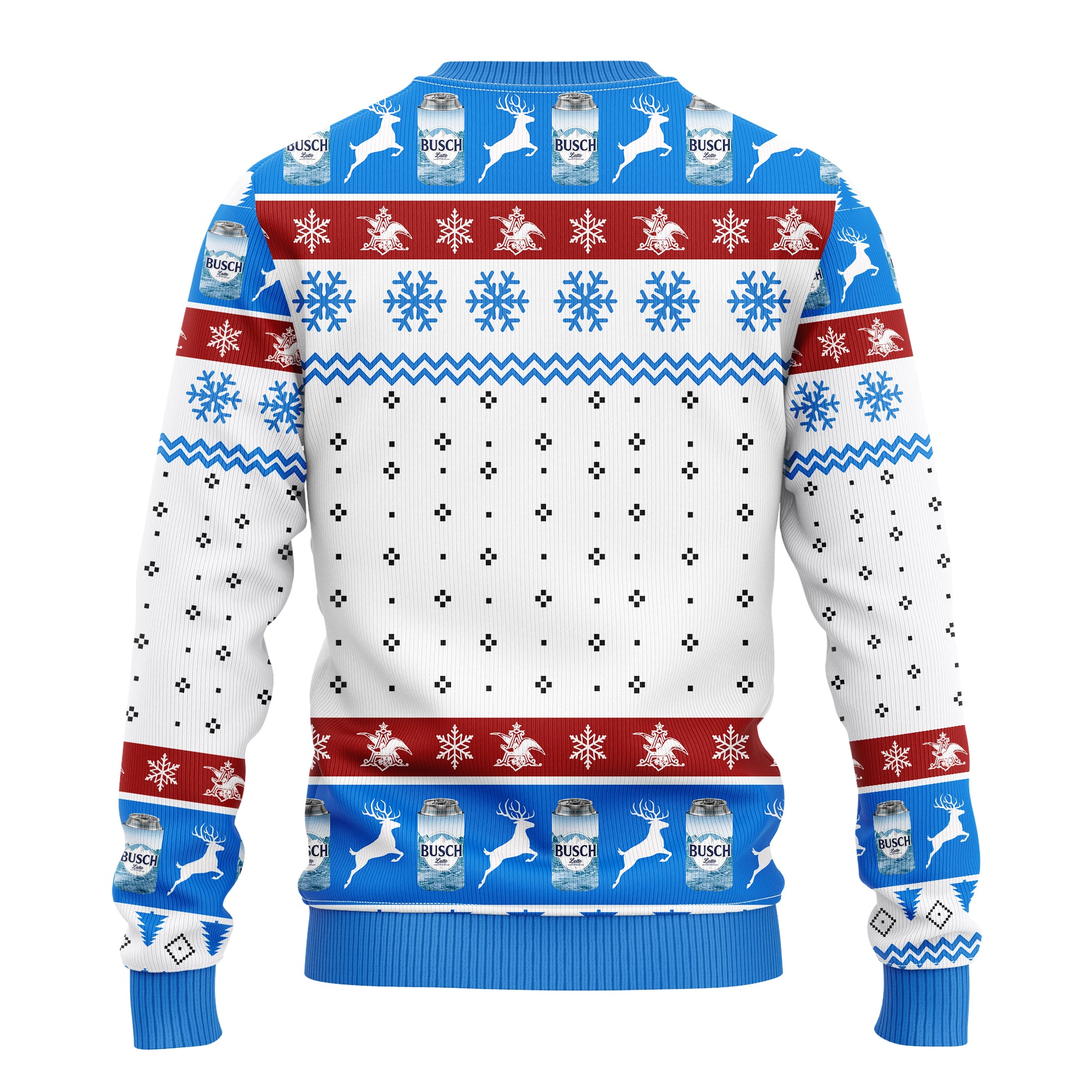 Busch Blue White Ugly Christmas Sweater Amazing Gift Idea Thanksgiving Gift