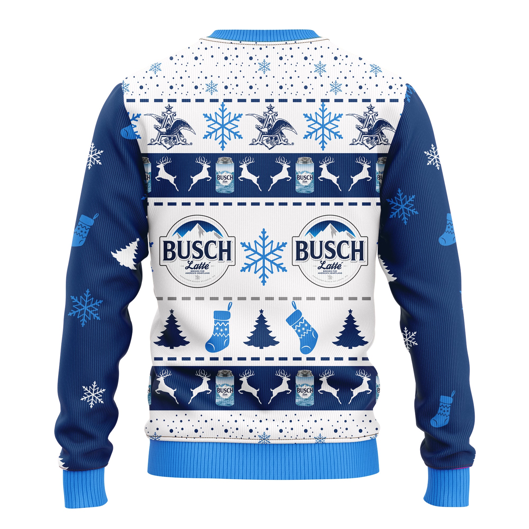 Busch Latte Beer Ugly Christmas Sweater Amazing Gift Idea Thanksgiving Gift