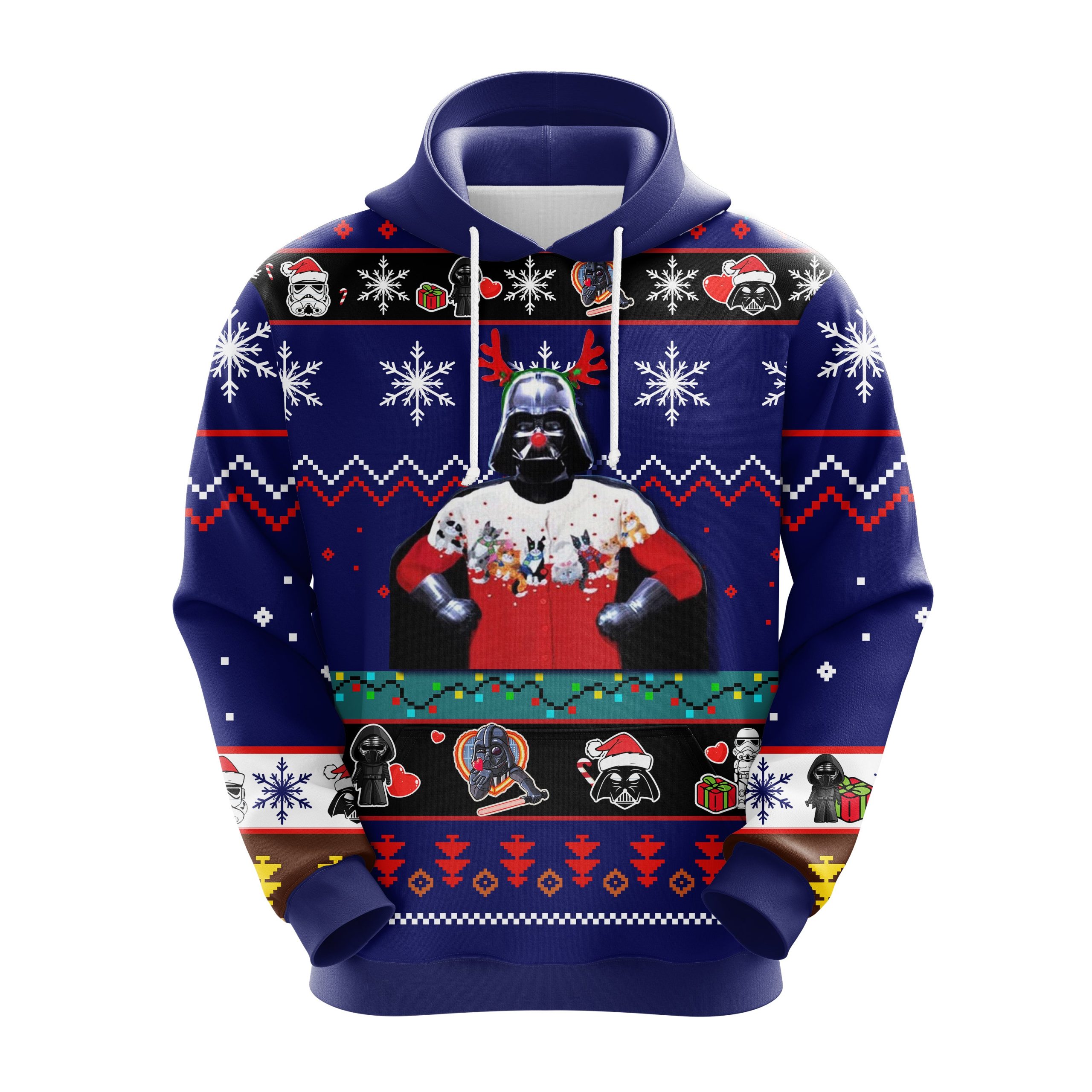 Star Wars Blue Christmas Cute Noel Mc Ugly Hoodie Amazing Gift Idea Thanksgiving Gift