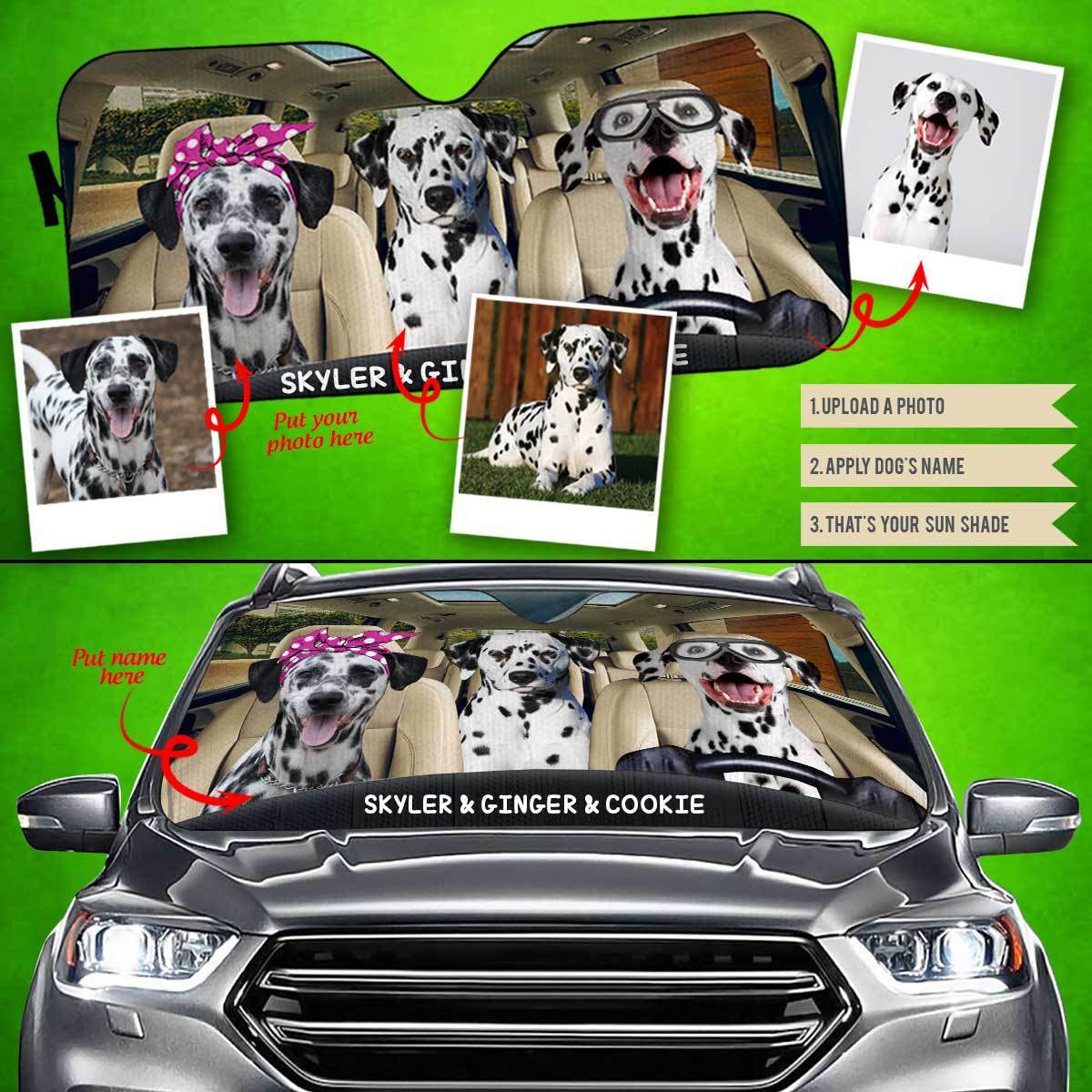 Personalized Driver Auto Sun Shade Hd Gift Ideas 2021