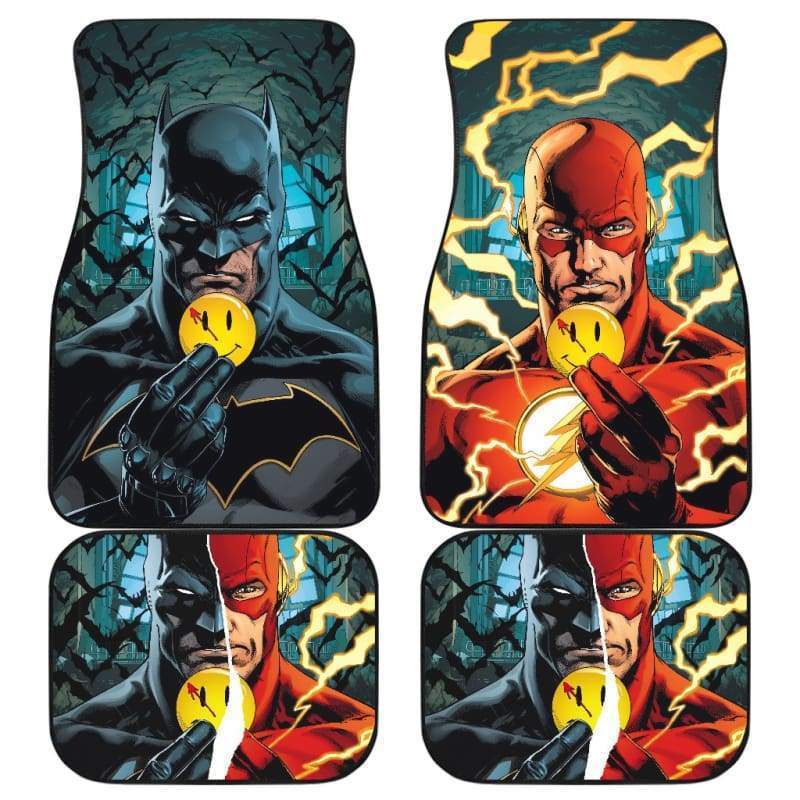 Batman & The Flash Comics Car Floor Mats