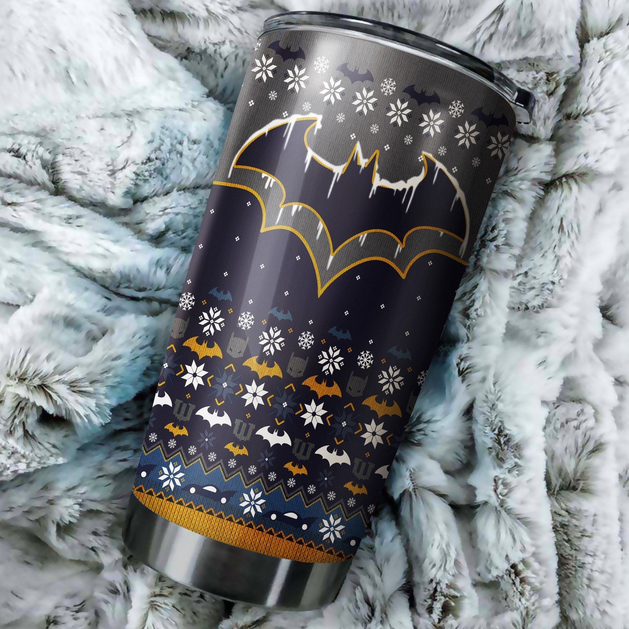 Batman 2 Christmas Tumbler Perfect Birthday Best Gift Stainless Traveling Mugs 2021