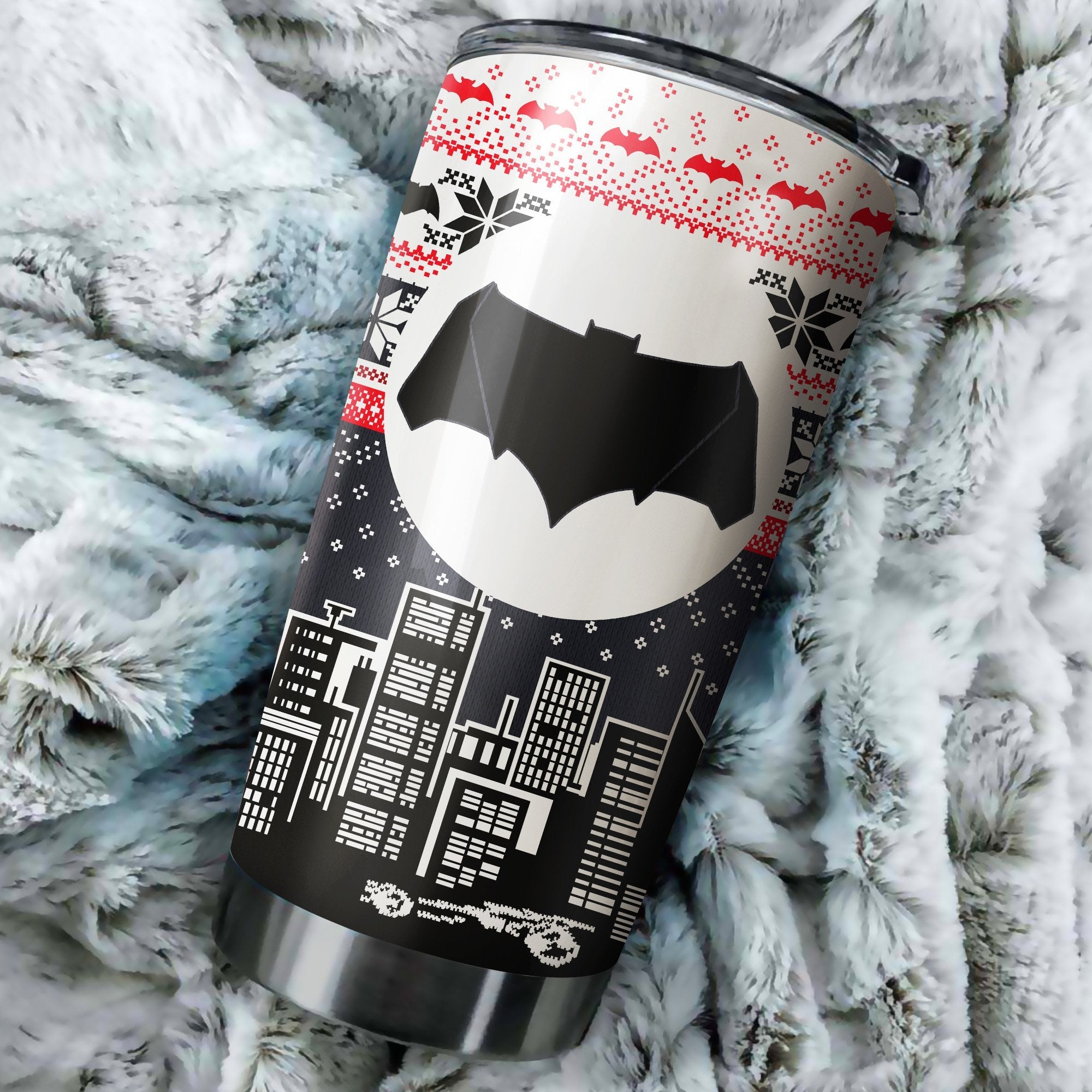 Batman Christmas Tumbler Perfect Birthday Best Gift Stainless Traveling Mugs 2021