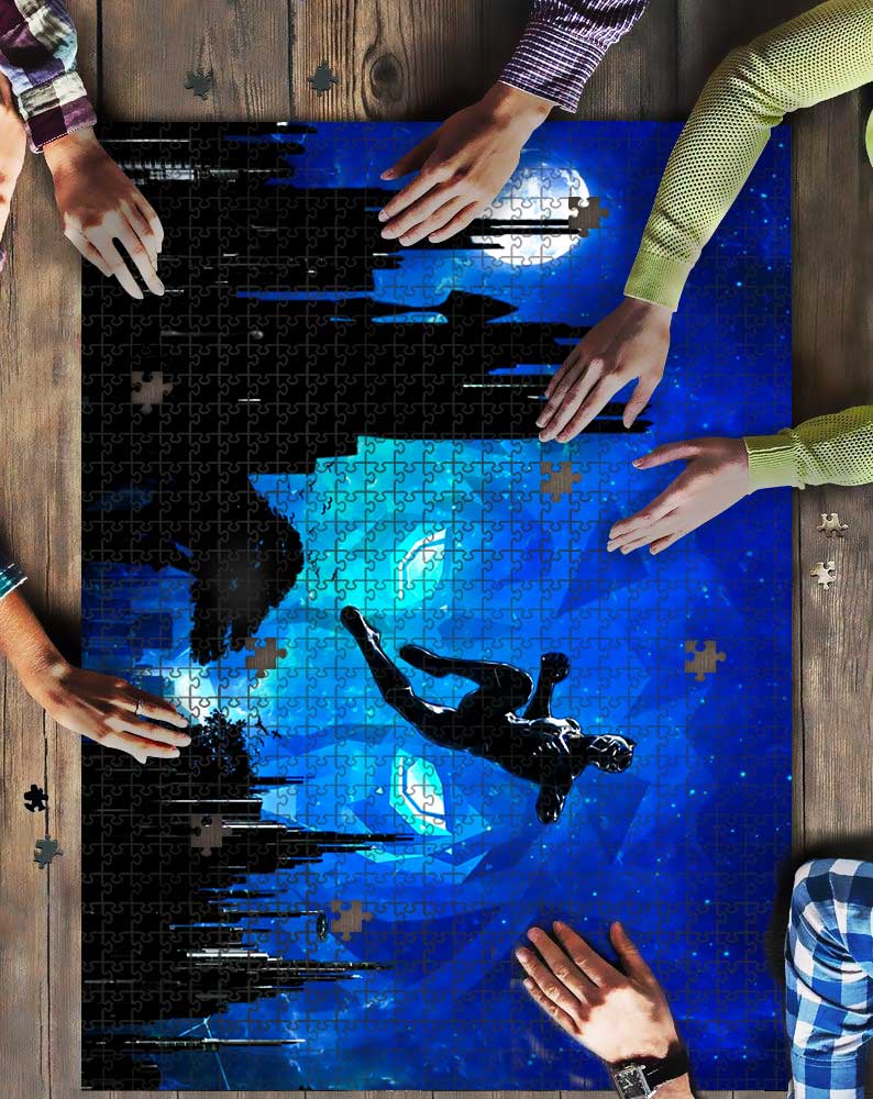 Black Panther Mock Jigsaw Puzzle